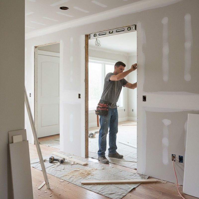 Interior Door Painting detail